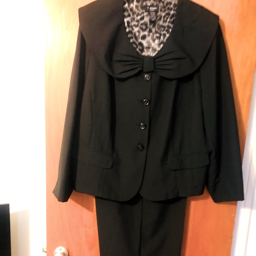 Black pantsuit